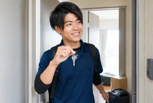 家電付き寮あり